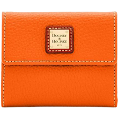 Dooney & Bourke Pebble Grain Small Flap Wallet - Clementine