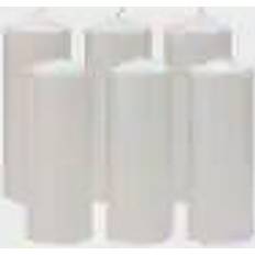 Stonebriar Collection Unscented Pillar 6pcs Candle 20.3cm 6pcs