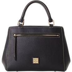 Dooney & Bourke Pebble Grain Small Zip Satchel Bag - Black