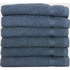 Linum Home Textiles Herringbone Kitchen Towel Blue (33.02x33.02)