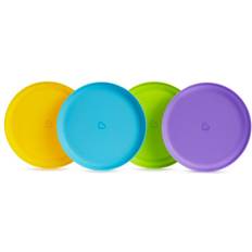 Machine Washable Plates & Bowls Munchkin Multi Plates 4-Pack