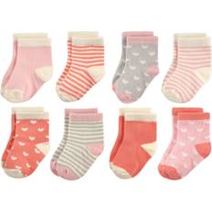 Hudson Toddler Crew Socks 8-Pack - Hearts and Stripes (10754578)