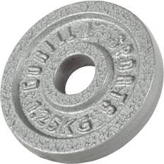 Sølv Vægtskiver Gorilla Sports Cast Iron Weight Plate 1.25kg