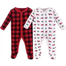 Hudson Baby Cotton Sleep and Play 2-pack - Christmas Tree (11155556)