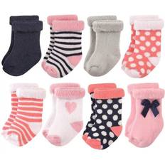 Hudson Rolled Cuff Crew Socks 8-pack - Heart (10754543)