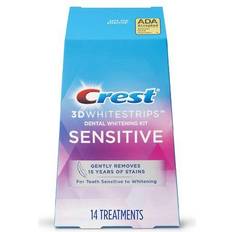 Crest 3D Whitestrips Sensitive At-home Teeth Whitening Kit