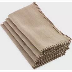 Saro Lifestyle Celena 4-pack Cloth Napkin Beige (50.8x50.8cm)