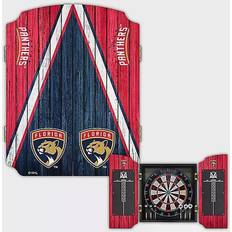 NHL Florida Panthers Dartboard Cabinet Set