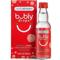 Glass Soft Drinks Makers SodaStream Bubly Strawberry Drops