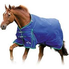Horse turnout blanket Shires Highlander Plus 200g Standard Neck Turnout Blanket - Navy/Hunter Green
