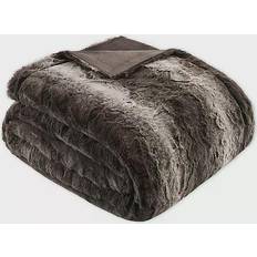 Madison Park Zuri Blankets Brown (177.8x152.4cm)