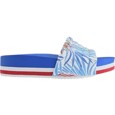 Tommy Hilfiger Women Slides Tommy Hilfiger Bleci Slides W - Blue Leaf Print