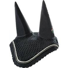 Vita Hästhuvor Equiline Rio Ear Bonnet with Rhinestone Trim