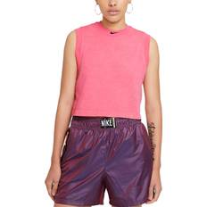 Nike Women's Sportswear Washed Cropped Tank Top - Sunset Pulse