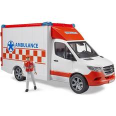 Sound Emergency Vehicles Bruder MB Sprinter Ambulance with Driver 02676