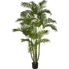 Iron Artificial Plants Nearly Natural 5ft. Areca Palm Artificial Tree Artificial Plant