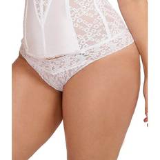 Hanky Panky Plus Size Signature Lace Original Rise Thong - White