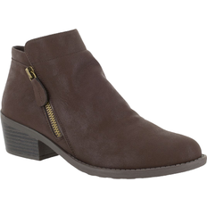 Synthetic Ankle Boots Easy Street Gusto - Brown Matte