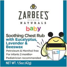 Medicines ZarBee's Naturals Baby Soothing Chest Rub 42g Balm