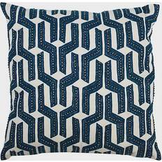 Safavieh Chauncy Complete Decoration Pillows White, Blue (50.8x50.8cm)