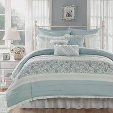 Textiles Madison Park Dawn Bedspread Blue (264.16x233.68)