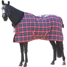 Horse Rugs Shires Tempest Plus 200g Stable Rug - Red Check