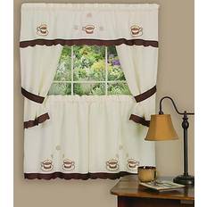 Brown Valances Achim Cuppa Joe58x36"