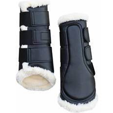 Gatsby Synthetic Faux Sheepskin Horse Boots