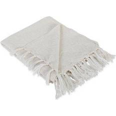 Design Imports Hexagon Blankets White (152.4x127cm)