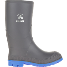 Kamik Kid's The Stomp Rain Boot - Charcoal/Blue
