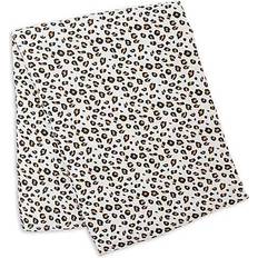 Black Baby Blankets Lulujo Deluxe Leopard Swaddle Blanket