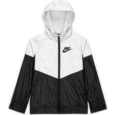 Kinderbekleidung Nike Sportswear Windrunner Kids - White/Black/Black (DB8521-100)