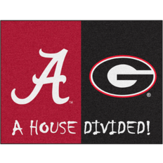 NCAA House Divided Black, Red 85.725x107.95cm