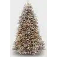 Interior Details National Tree Company 7ft Pre-Lit Dunhill Fir Hinged Full Artificial Christmas Tree 84"