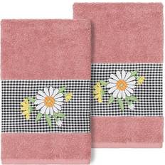 Linum Home Textiles Daisy Guest Towel Pink (76.2x40.64cm)