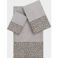 Linum Home Textiles Spots Embellished Bath Towel Grey (137.2x68.6cm)