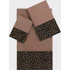 Linum Home Textiles Spots Embellished Bath Towel Brown (137.2x68.6cm)