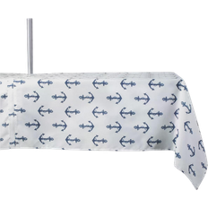 Design Imports Anchors Tablecloth Multicolor (213.36x152.4cm)