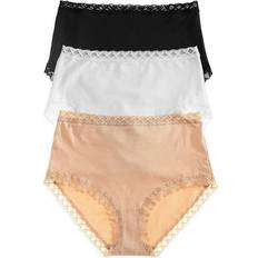 Natori Bliss Full Brief 3-pack - Black/White/Cafe