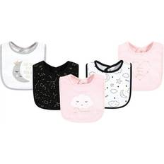 Multicoloured Drool Bibs Hudson Cotton Bibs Dreamer 5-pack