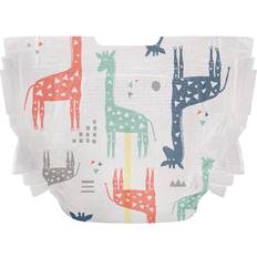 Newborn diaper The Honest Company Clean Conscious Diaper Size Newborn 32-pack Multi-Colored Giraffes