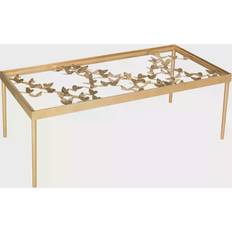 Glass - Gold Coffee Tables Safavieh Rosalia Butterfly Coffee Table 61x121.9cm