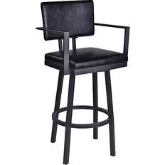 Black Bar Stools Armen Living Balboa Bar Stool 40"