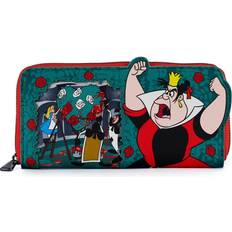 Loungefly Alice in Wonderland Queen of Hearts Villains Scene Zip Around Wallet - Multicolour