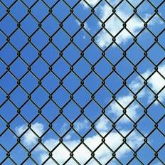 Green Chain-Link Fences vidaXL Chain Fence