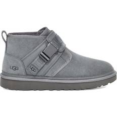 Gray - Men Ankle Boots UGG Neumel Snapback - Metal