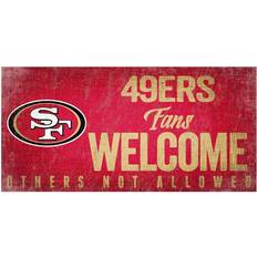 San Francisco 49ers Fans Welcome Sign