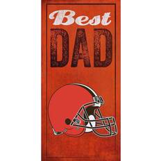 Fan Creations Cleveland Browns Best Dad Sign Board