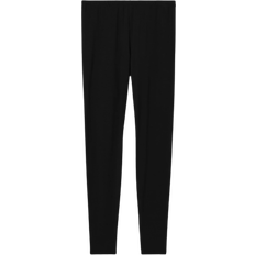 Low Waist - Women Tights Eileen Fisher Stretch Jersey Knit Leggings - Black