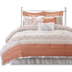 Orange Bedspreads Madison Park Dawn Bedspread Orange (264.16x233.68)